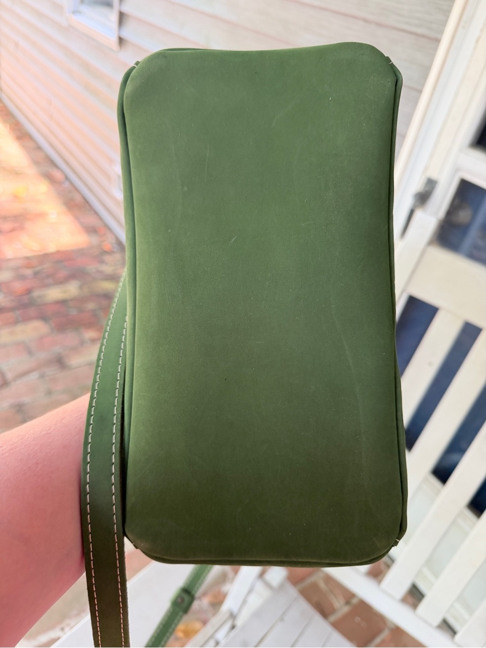 Portland leather goods butterfly bucket bag in succulent- FINAL PRICE DROP - Picture 10 of 12